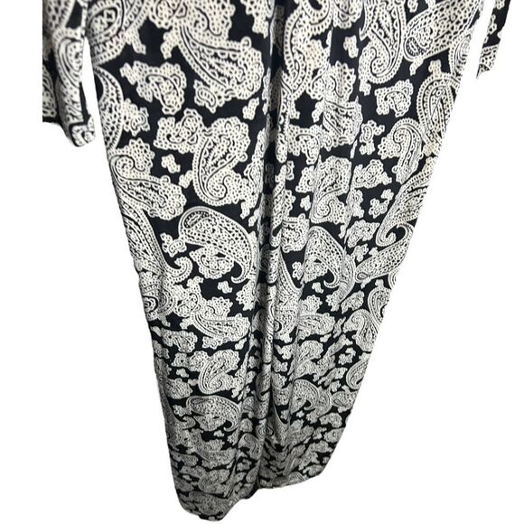 Michael Kors Paisley Print Velvet Jumpsuit Size XL - Picture 5 of 16